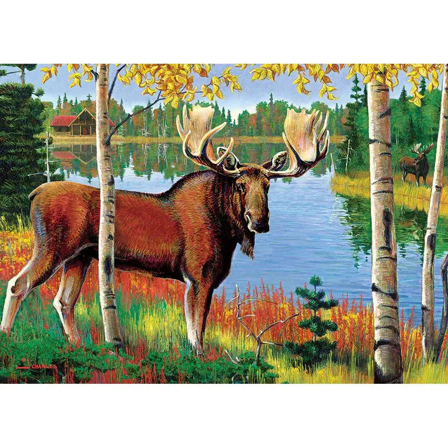 Moose 35 Piece Tray Jigsaw Puzzle Cobble Hill (ONLINE ORDER ONLY)