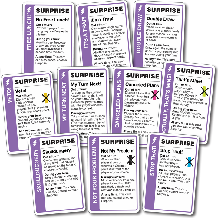 Fluxx: More Suprises Expansion Deck
