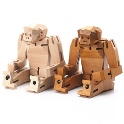 Modern Wooden Monkey Decor – Interactive Puzzle & Art Piece (ONLINE ORDER ONLY)