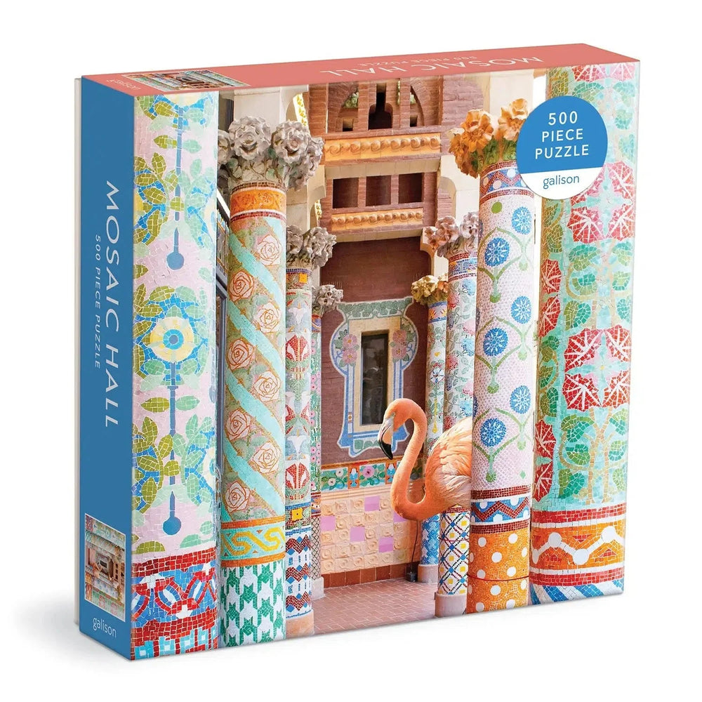Mosaic Hall 500 Piece Jigsaw Puzzle Galison (ONLINE ORDER ONLY)