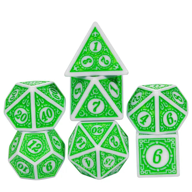 Motif: Leafy RPG Dice Set (ONLINE ORDER ONLY)