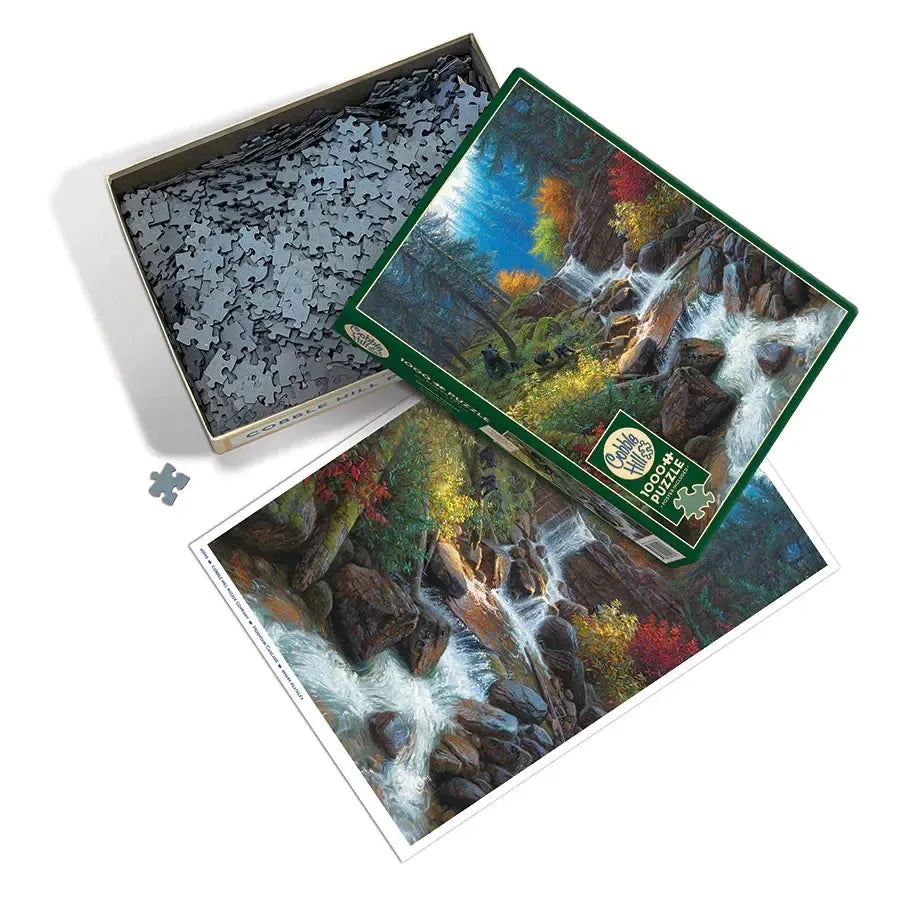 Mountain Cascade 1000 Piece Jigsaw Puzzle Cobble Hill (ONLINE ORDER ONLY)