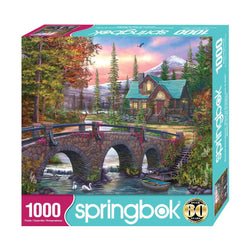 Mountain Home Sunrise 1000 Piece Jigsaw Puzzle Springbok (ONLINE ORDER ONLY)
