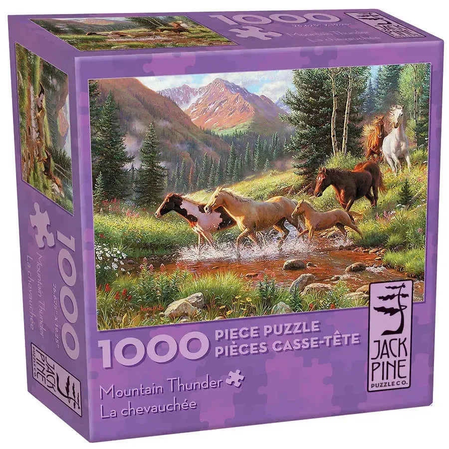 Mountain Thundaer 1000 Piece Jigsaw Puzzle Jack Pine (ONLINE ORDER ONLY)