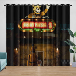 Movie Five Nights At Freddys Curtains Pattern Blackout Window Drapes (Online Order Only)