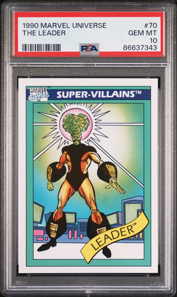 1990 MARVEL UNIVERSE THE LEADER  #70 - PSA 10 (Online Order Only)