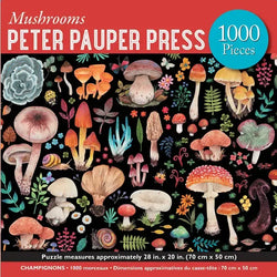 Mushrooms 1000 Piece Jigsaw Puzzle Peter Pauper