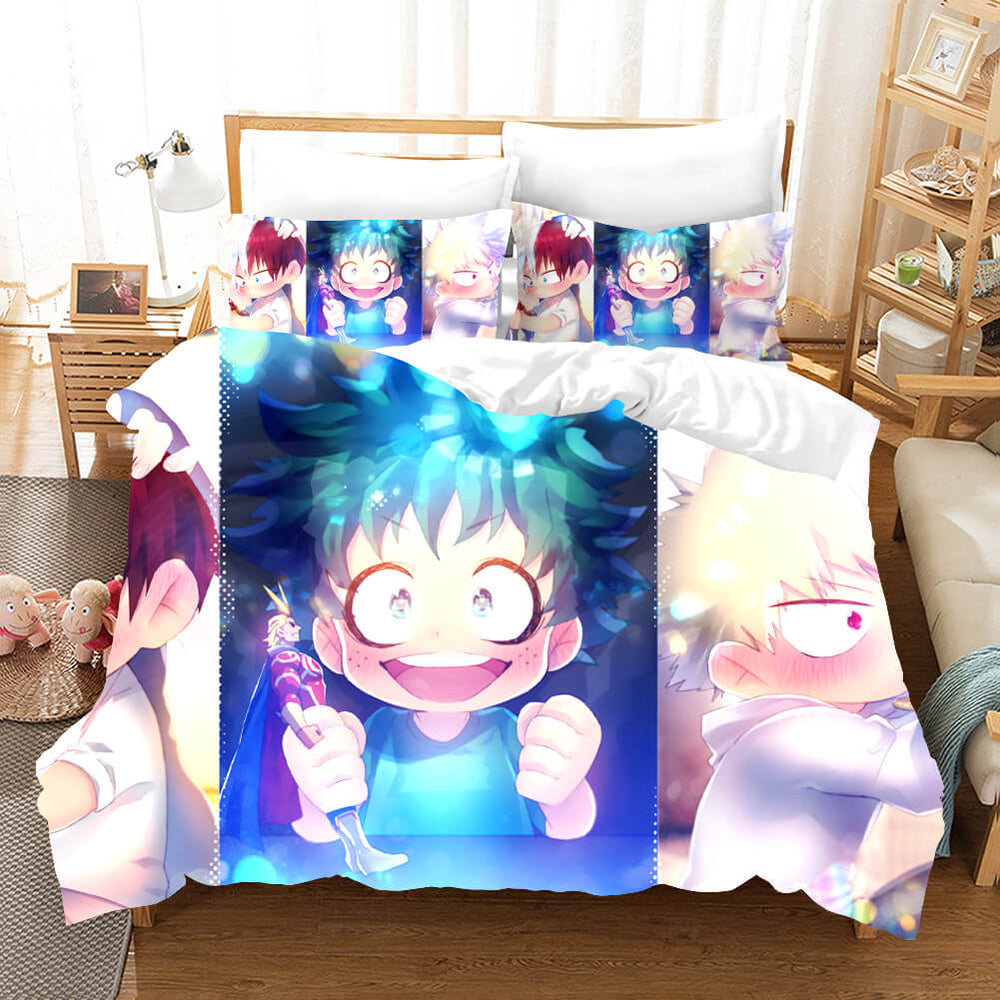My Hero Academia Pattern Bedding Set Kids Quilt Covers (Online Order Only)