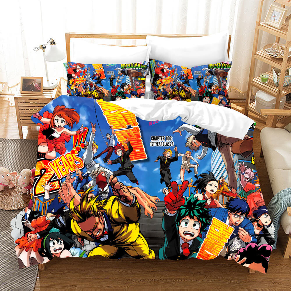 My Hero Academia Pattern Bedding Set Kids Quilt Covers (Online Order Only)