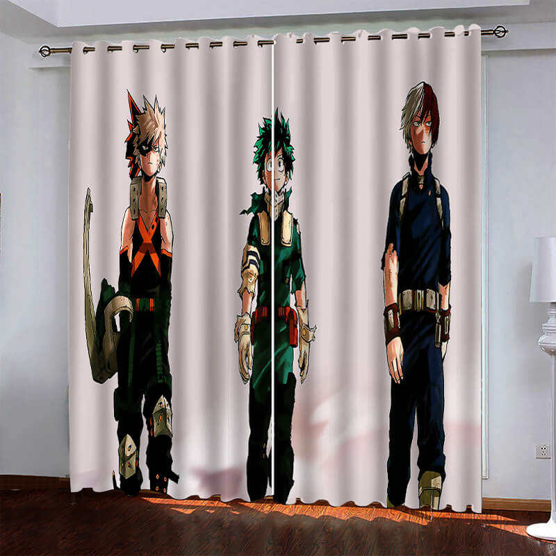 My Hero Academia Person Curtains Blackout Window Drapes (Online Order Only)