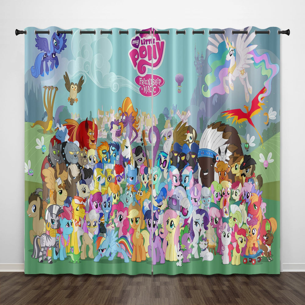 My Little Pony Curtains Pattern Blackout Window Drapes (Online Order Only)