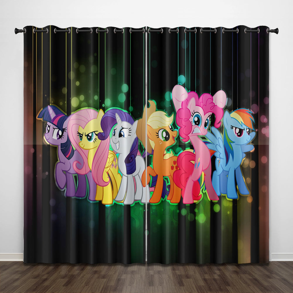 My Little Pony Curtains Pattern Blackout Window Drapes (Online Order Only)