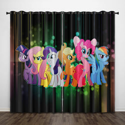 My Little Pony Curtains Pattern Blackout Window Drapes (Online Order Only)