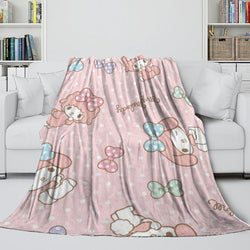 My Melody Blanket Flannel Throw Room Decoration (Online Order Only)