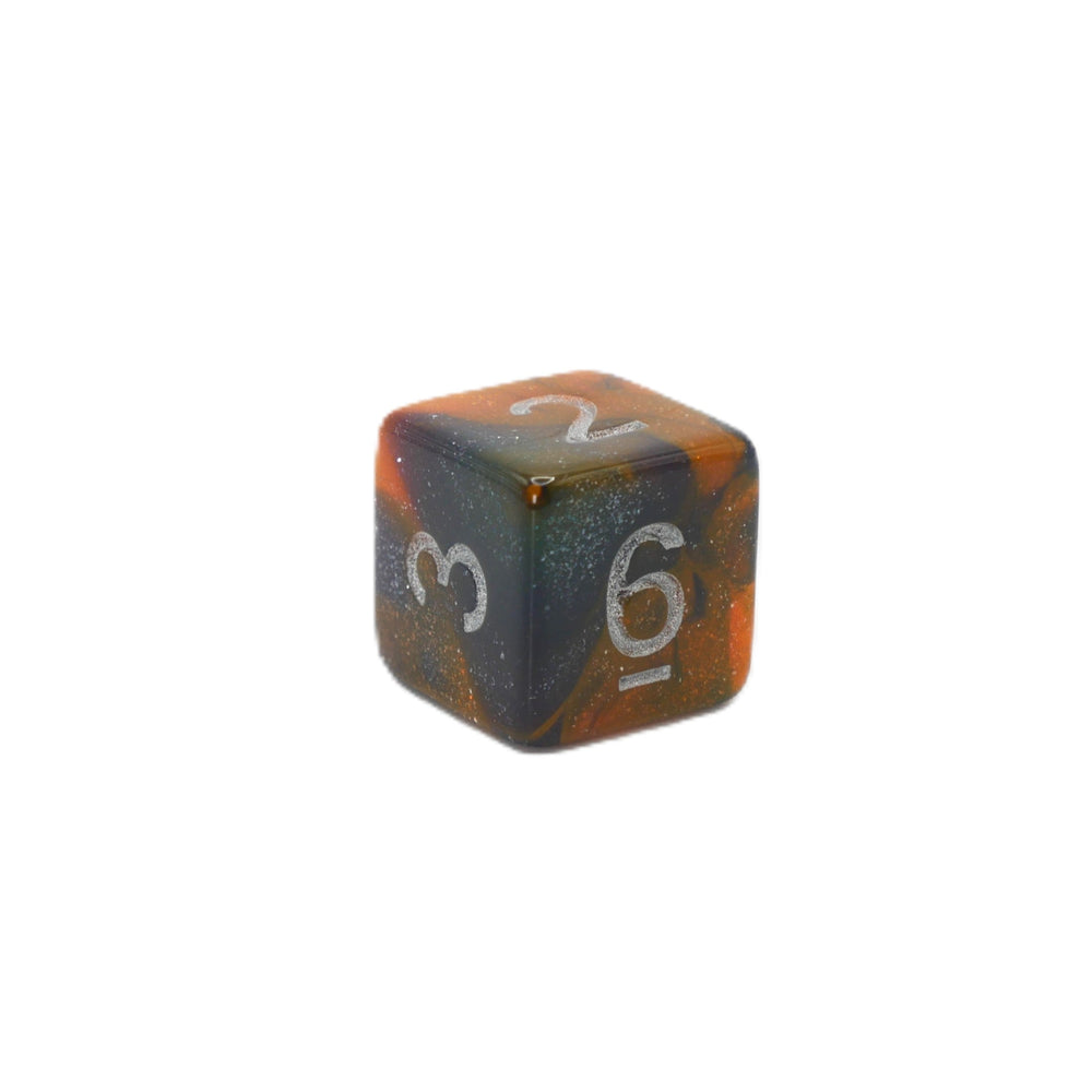 Mysterious Ink - 7 Piece DnD Dice Set | Acrylic RPG Gaming Dice (ONLINE ORDER ONLY)