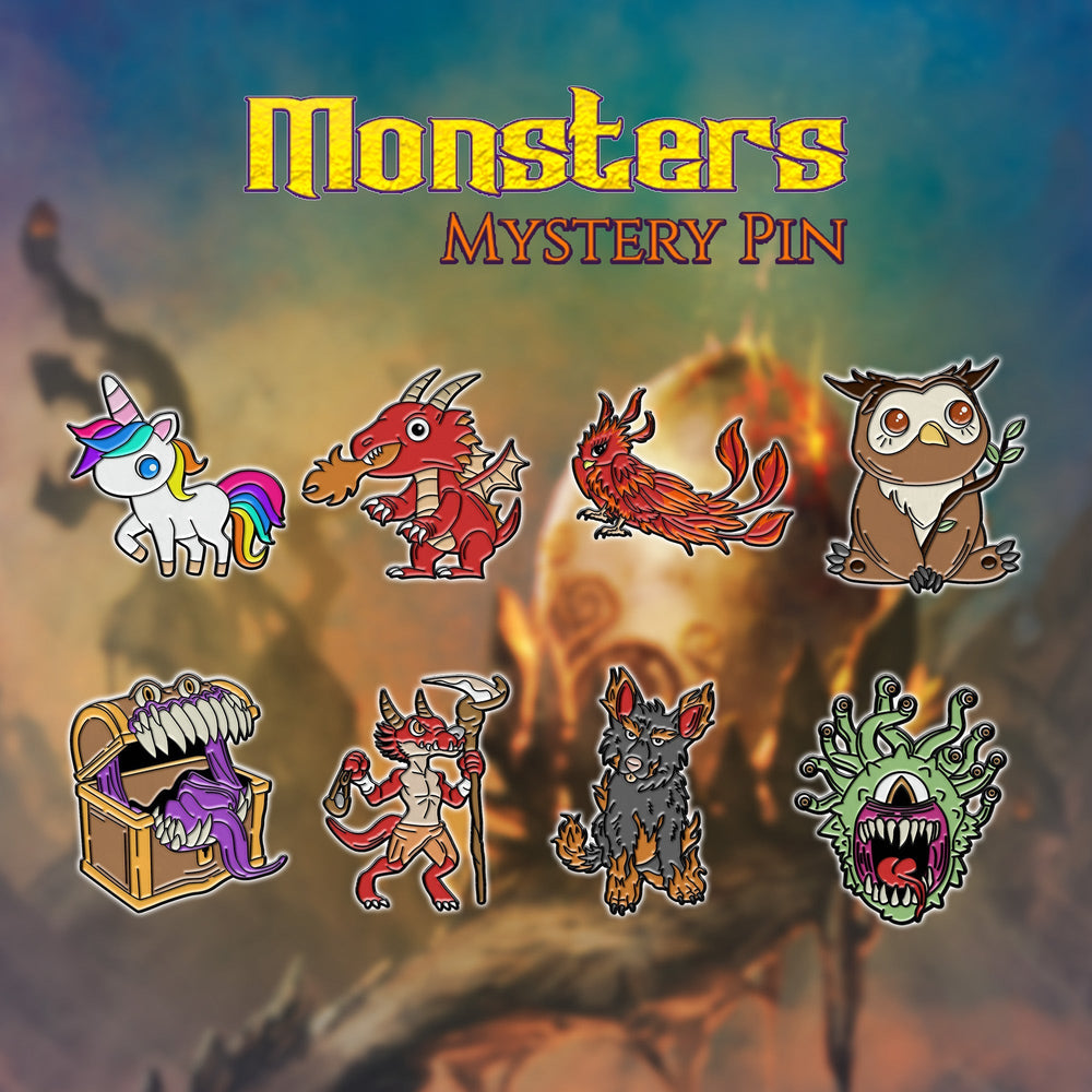 Mystery Pin - Monsters (ONLINE ORDER ONLY)