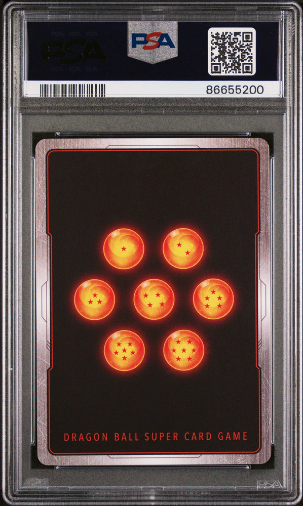 2023 DRAGON BALL SUPER 1 WILD RESURGENCE 12 SSB GOKU, GODLY TRNG #P-497 - PSA 10 (Online Order Only)