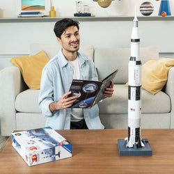 NASA Apollo Saturn V Rocket 504 Piece 3D Jigsaw Puzzle Ravensburger (ONLINE ORDER ONLY)
