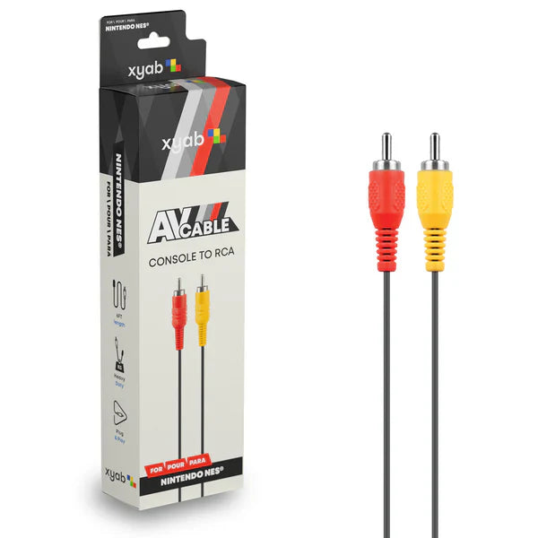 AV Composite Cable For Nintendo NES (from XYAB) (ONLINE ORDER ONLY)