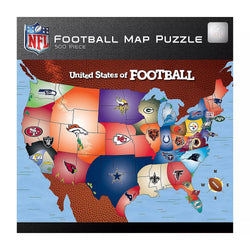NFL Football Map 500 Piece Jigsaw Puzzle MasterPieces (ONLINE ORDER ONLY)
