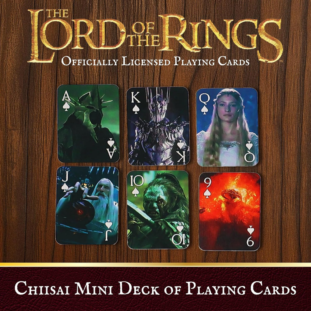 Aquarius Playing Cards: Mini Playing Cards - Chiisai - Lord of the Rings (ONLINE ORDER ONLY)