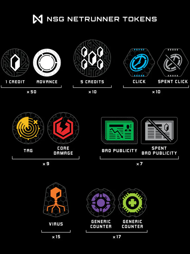 Netrunner - NSG Netrunner Tokens (ONLINE ORDER ONLY)