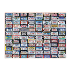 Nantucket License Plates 1000 Piece Jigsaw Puzzle Galison (ONLINE ORDER ONLY)