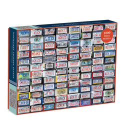 Nantucket License Plates 1000 Piece Jigsaw Puzzle Galison (ONLINE ORDER ONLY)