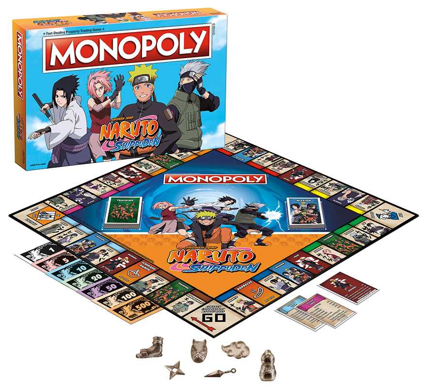 MONOPOLY®: Naruto Shippuden (ONLINE ORDER ONLY)