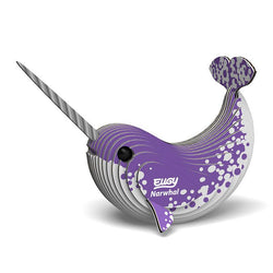 Narwhal 3D Cardboard Model Kit Eugy (ONLINE ORDER ONLY)