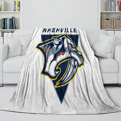 Nashville Predators Blanket Flannel Throw Kids Room Decoration (Online Order Only)