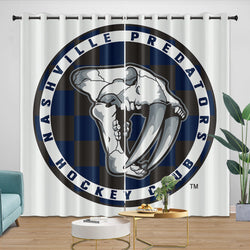 Nashville Predators Curtains Blackout Window Drapes Room Decoration (Online Order Only)