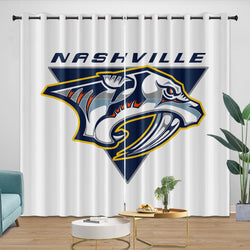 Nashville Predators Curtains Blackout Window Drapes Room Decoration (Online Order Only)
