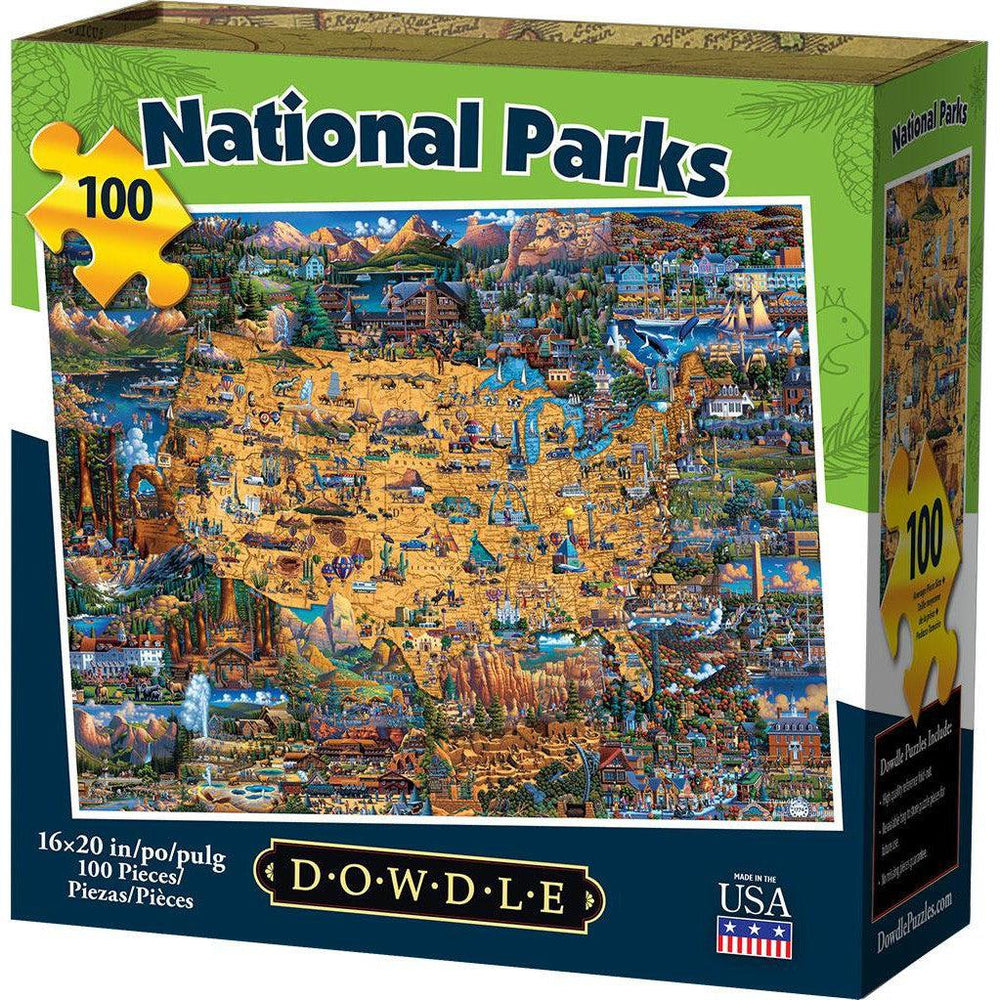 National Parks 100 Piece Jigsaw Puzzle Dowdle (ONLINE ORDER ONLY)