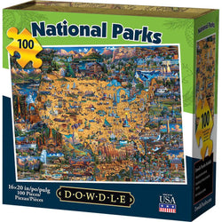 National Parks 100 Piece Jigsaw Puzzle Dowdle (ONLINE ORDER ONLY)