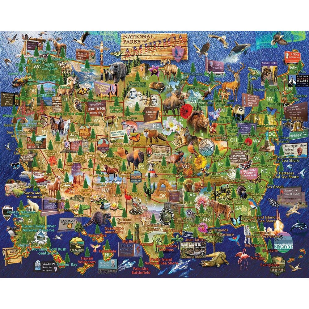National Parks of America 1000 Piece Jigsaw Puzzle White Mountain (ONLINE ORDER ONLY)