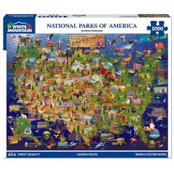 National Parks of America 1000 Piece Jigsaw Puzzle White Mountain (ONLINE ORDER ONLY)