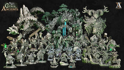 3D Printed Archvillain Games Nature's Wrath Genir Ancients - Verdant Ancient 28mm 32mm D&D (Online Only)