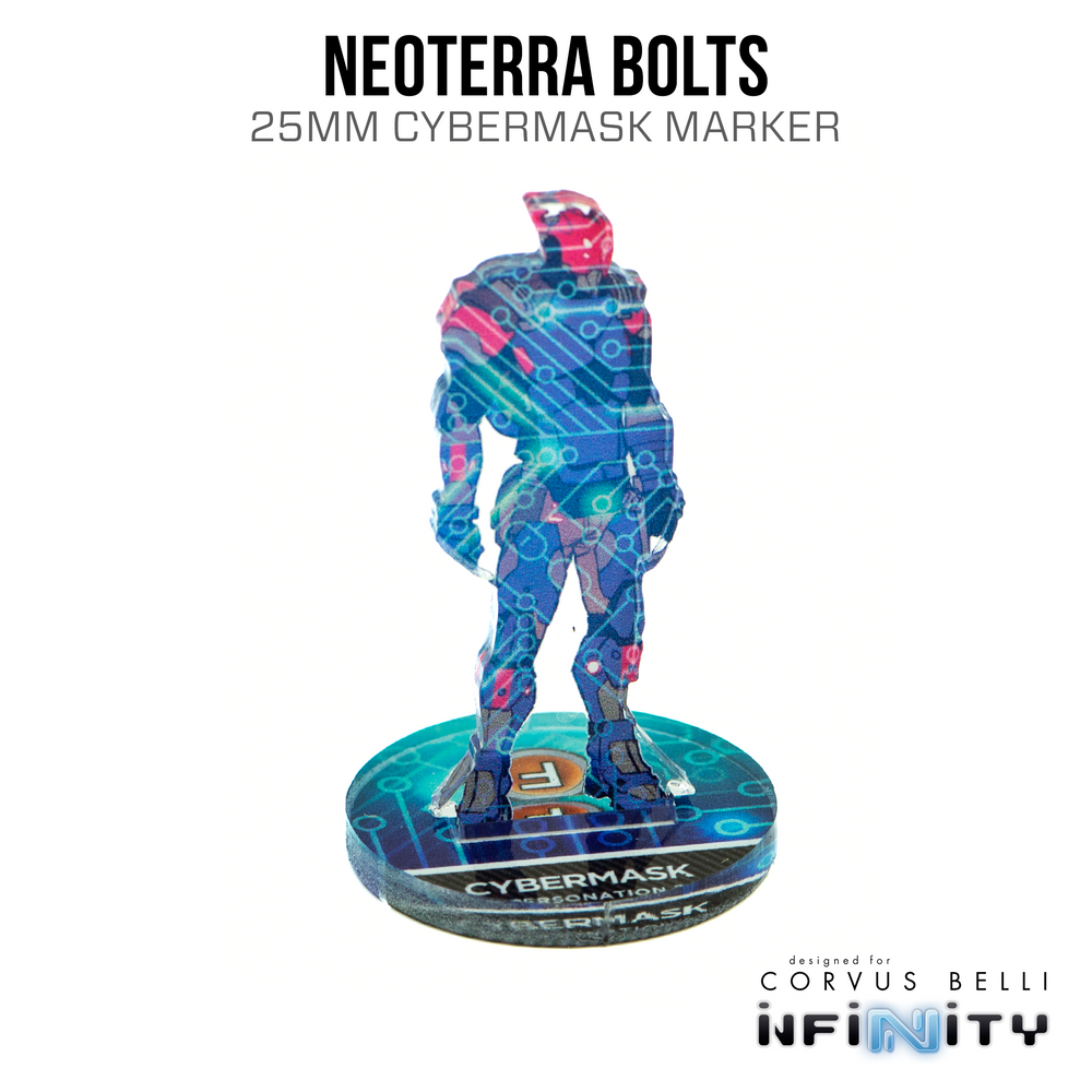 Infinity 3D Markers: Neoterra Bolts (25mm Cybermask) (ONLINE ORDER ONLY)
