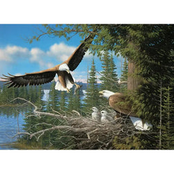 Nesting Eagles 1000 Piece Jigsaw Puzzle Cobble Hill (ONLINE ORDER ONLY)