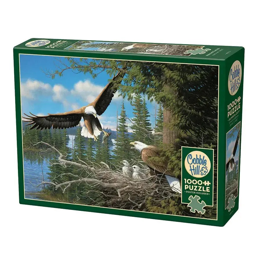 Nesting Eagles 1000 Piece Jigsaw Puzzle Cobble Hill (ONLINE ORDER ONLY)