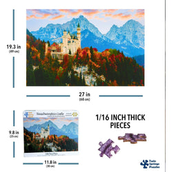 Neuschwanstein Castle 1000 Piece Jigsaw Puzzle Twin Spring (ONLINE ORDER ONLY)
