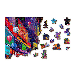 New Year’s Eve 505 Piece Wood Jigsaw Puzzle Wooden City (ONLINE ORDER ONLY)