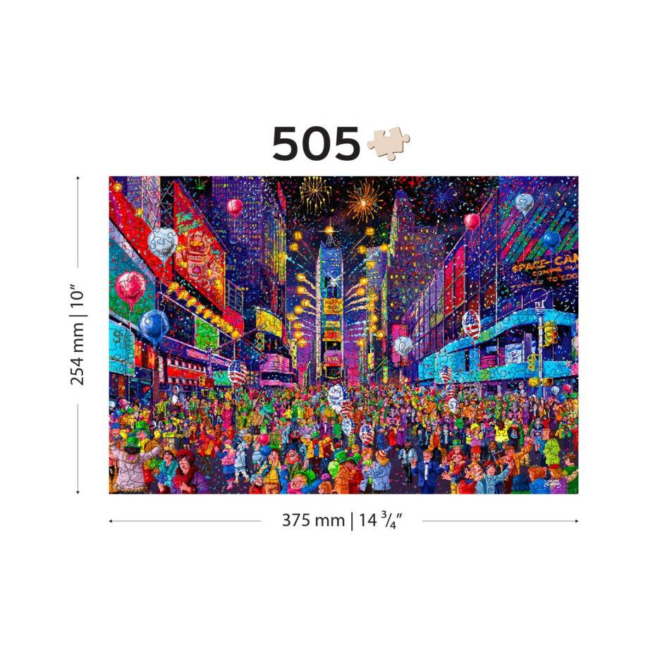 New Year’s Eve 505 Piece Wood Jigsaw Puzzle Wooden City (ONLINE ORDER ONLY)