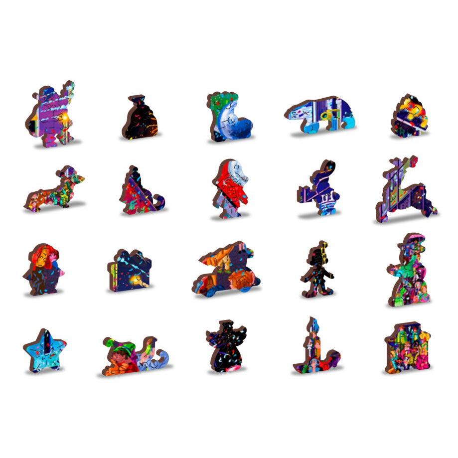 New Year’s Eve 505 Piece Wood Jigsaw Puzzle Wooden City (ONLINE ORDER ONLY)