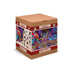 New Year’s Eve 505 Piece Wood Jigsaw Puzzle Wooden City (ONLINE ORDER ONLY)