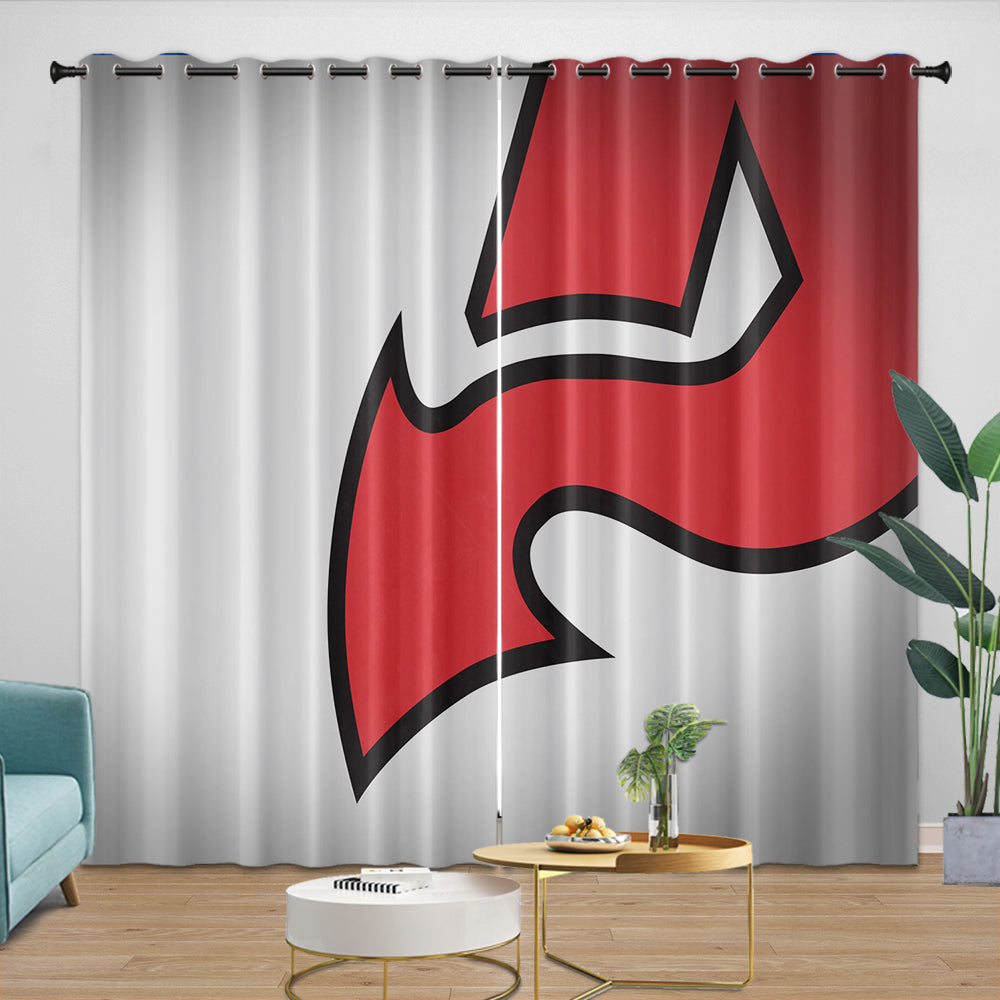 New Jersey Devils Curtains Blackout Window Drapes Room Decoration (Online Order Only)