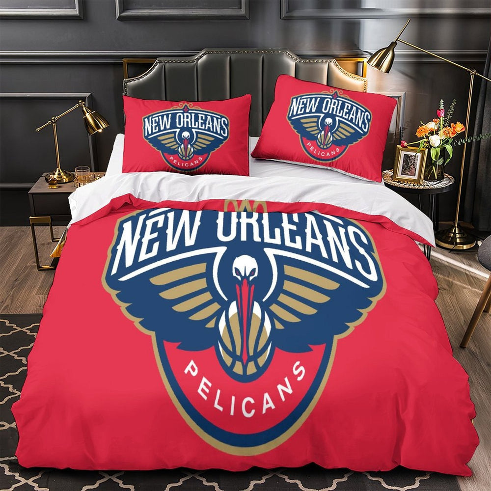 New Orleans Pelicans Bedding Set Duvet Cover Without Filler (Online Order Only)