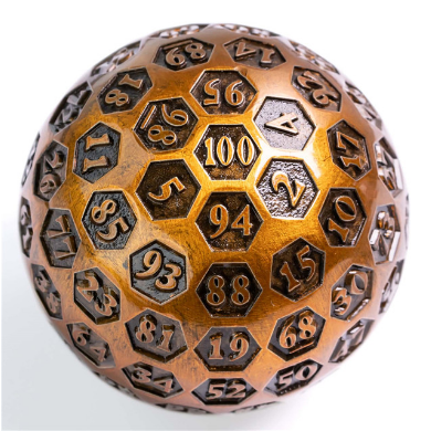45mm Metal D100 - Inscribed Gold (ONLINE ORDER ONLY)