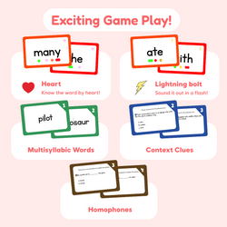 Sight Words + Expansion 3-5 Card Packs
